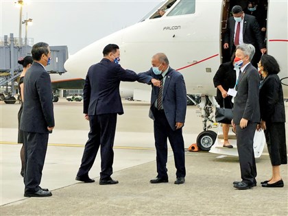 馬紹爾總統率團抵台 展開5天國是訪問[影]