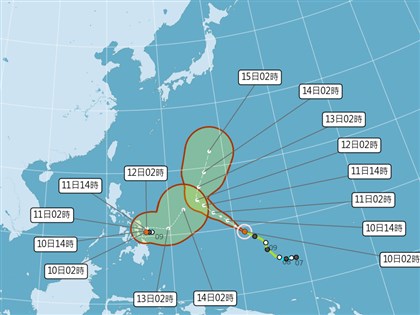 吳德榮：11日雙颱成形 對台不具威脅