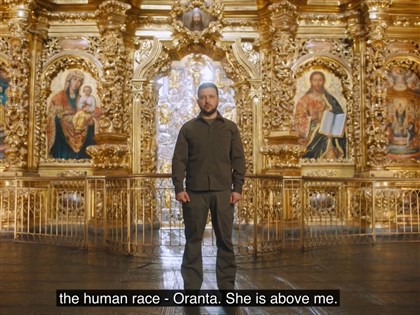 澤倫斯基復活節訊息 矢言邪惡不會摧毀烏克蘭[影]