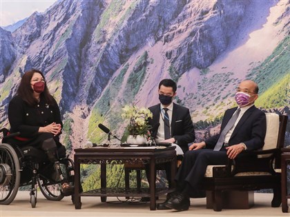 蘇貞昌接見達克沃斯 盼美協助後備動員、國民兵防衛