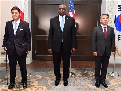 日美韓防長會談 首度強調台海和平穩定重要性