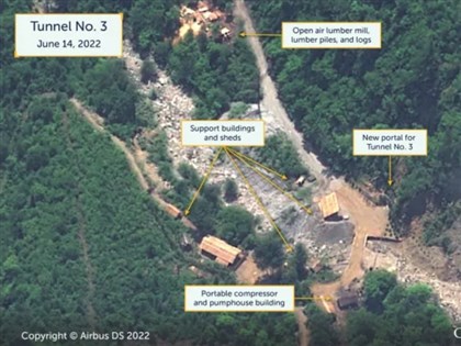 華府智庫：北韓核試場址工程  擴至第二條隧道