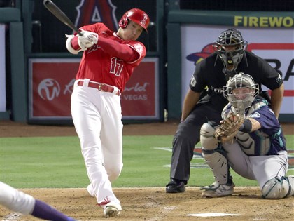 大谷翔平超猛全壘打創紀錄 天使仍不敵水手[影]