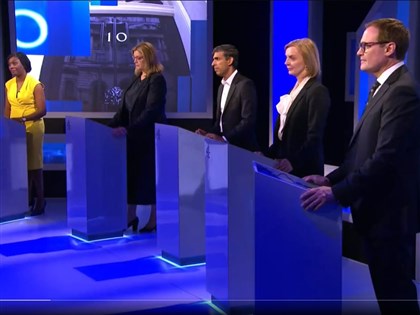英保守黨魁之爭最後5強 首場電視辯論談誠信稅制