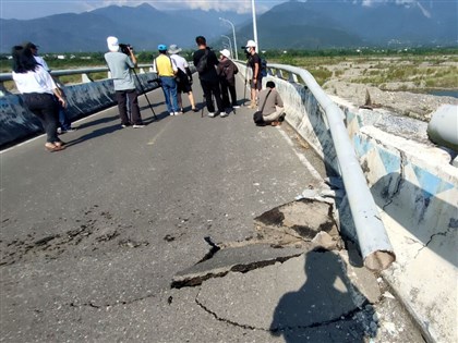 台東規模6.4地震 累積餘震逾57起
