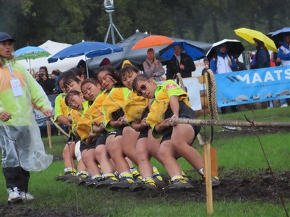 室外拔河世錦賽 台灣U23女子代表隊摘金