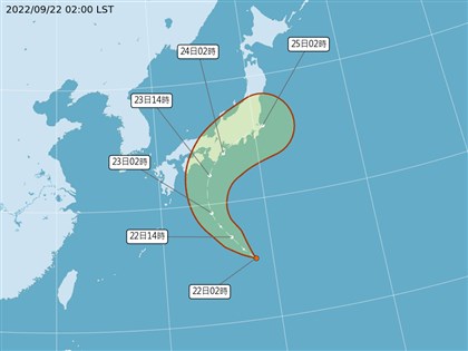吳德榮：輕颱塔拉斯將形成 掠過日本本州南部