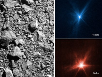 NASA試撞小行星新影像 衝擊力似比預期大很多