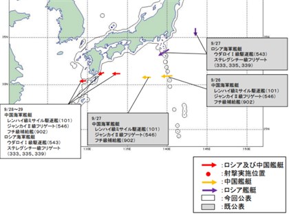 中俄7艘軍艦通過鹿兒島大隅海峽 日本警戒監控
