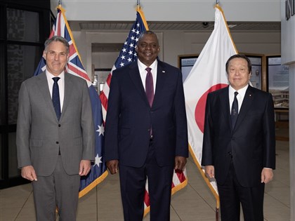 美日澳防長關注台海局勢 強烈譴責中國軍演射彈