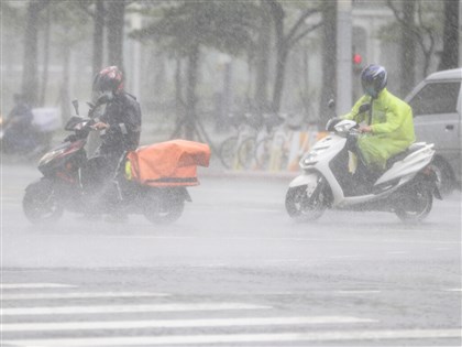 宜蘭豪雨特報北北基嚴防大雨 五結鄉累積雨量達97.5毫米