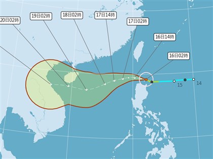 早安世界》颱風尼莎暴風圈可能擴大 不排除共伴效應今明雨勢最明顯