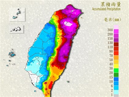 宜蘭桃園新北超大豪雨 大同鄉累積雨量734毫米