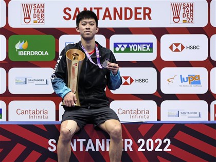 郭冠麟世青羽球錦標賽奪金 台灣男單史上第2人