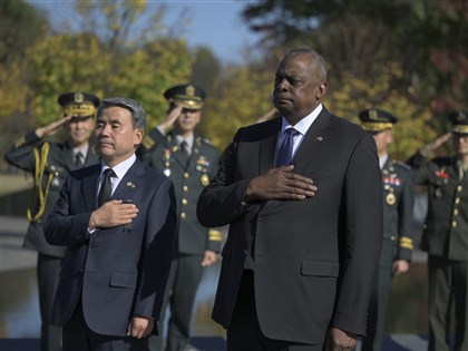 美韓防長聯合聲明 重申維護台海和平穩定重要性[影]