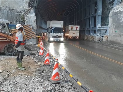 蘇花公路大清水隧道搶修 下午5時恢復正常通行