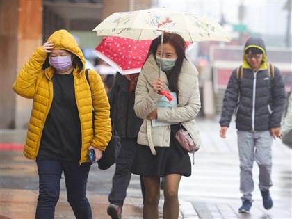 早安世界》冷空氣今天來襲 本週中部以北多濕冷西半部低溫探9度