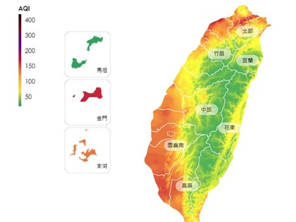 北北基空氣品質亮紅燈 鄭明典提醒關好門窗別淋雨