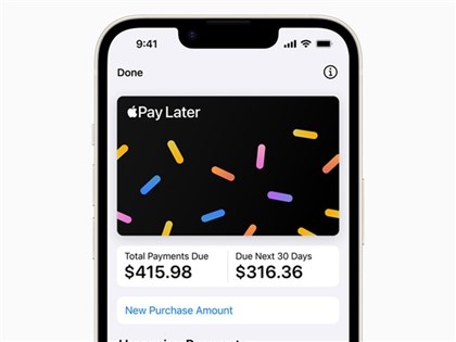 蘋果進軍先買後付市場 Apple Pay Later在美上線