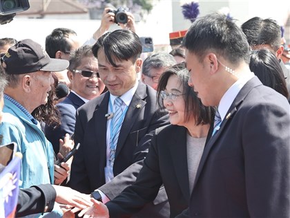 访瓜地马拉与侨界茶叙 总统：台湾持续走向世界成民主灯塔