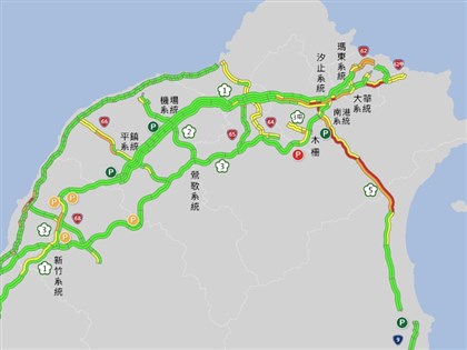 國道部分壅塞時速不到40公里 下午留意13地雷路段