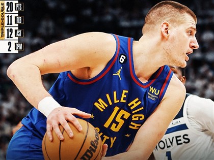 約基奇NBA季後賽第7次大三元 中鋒僅次傳奇球星張伯倫[影]