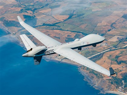 國防部：MQ-9B無人機114年初交機 116年完成訓練後服役