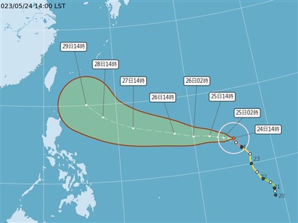 日本預測瑪娃續增強 時隔8年再現5月猛烈颱風