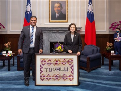 總統：因應氣候變遷 助吐瓦魯建立具韌性應變體系
