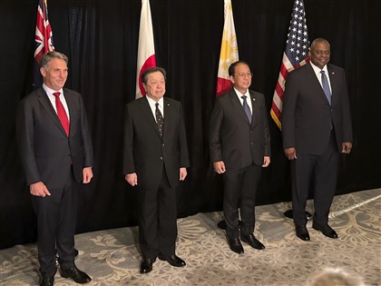 美日澳菲國防部長首度會談 允加強合作抗中