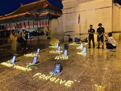 在台港人辦哀悼會 悼念因民主運動逝世港人