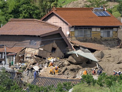 影片／日本九州北部多處山崩釀死傷 恐迎史上最強烈降雨