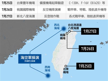 漢光演習24日登場 桃機演練、台東備援機場起降成重點