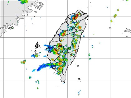 更新／午後對流旺盛雨區擴大至17縣市 高雄防豪雨