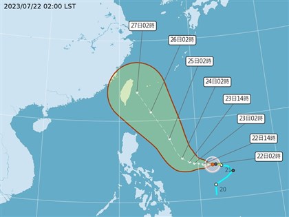 颱風杜蘇芮預計27日抵達花蓮近海 吳德榮：直逼強颱不容小覷