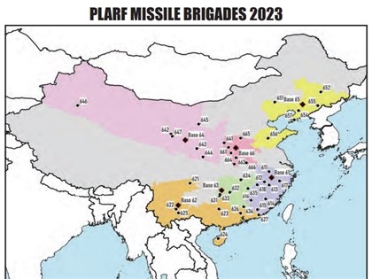 美報告：中國在台灣附近部署東風17中程彈道飛彈 最近距台400公里