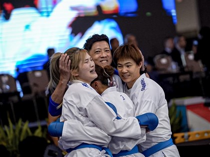 空手道亞錦賽對打團體賽 台灣女子隊勝日本摘銅