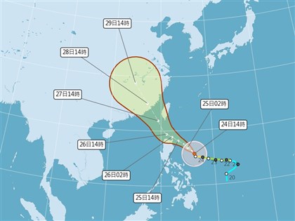 颱風杜蘇芮預測路徑再偏離  南部仍需嚴防風雨