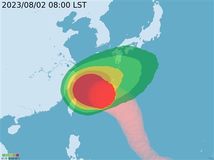 颱風卡努接近北北基宜可能進暴風圈 3日中南部也有風雨