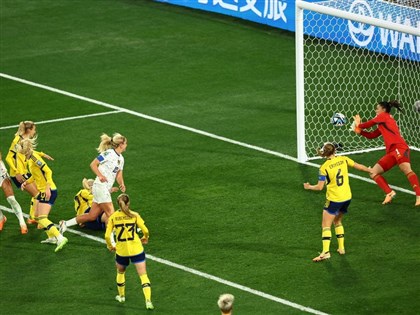 瑞典門將11次撲救拚進PK戰 女足世界盃晉8強阻擋美國3連霸