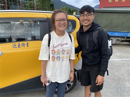 廬山受困遊客全撤 星國新婚夫妻：還會來台灣玩