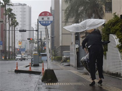 颱風卡努襲日本九州 宮崎縣9天雨量超過往年8月整個月