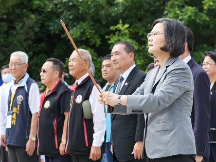 蔡總統主持823追思典禮 侯友宜陪祭