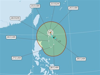 颱風蘇拉路徑南北打轉預測分歧大 估下週逐漸影響台灣