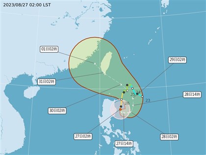 吳德榮：颱風蘇拉近台時正值巔峰 歐洲模式估31日登陸東南部