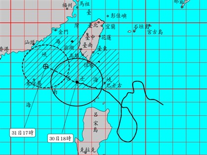 颱風蘇拉最快深夜解除陸警 31日東半部留意降雨