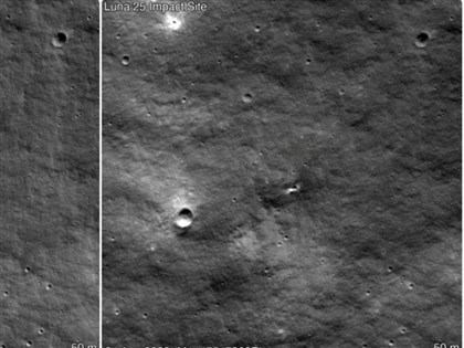 太空總署發現月球新坑洞 恐由俄墜毀探測器撞出