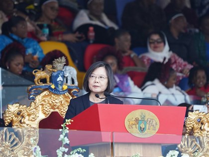 蔡總統出席史瓦帝尼雙慶典禮 盼友誼邁向一世紀新里程碑