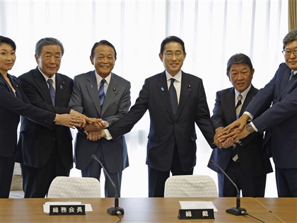 日本自民黨新人事定案 副總裁及幹事長等留任
