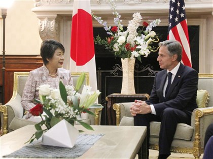日外相上川陽子會布林肯 確認台海和平穩定重要性